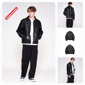 [인터크루]인조가죽트러커자켓 블랙 ITX3UJ05ABK0_CC