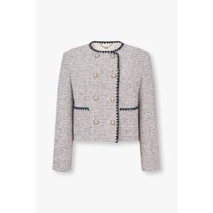 지컷 (7215210204) 트위드 더블 크롭 자켓