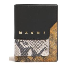25 FW 마르니 파이톤 프린트 레더 2단 지갑 PFMOQ14Q14P8674 TP442844045