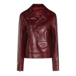 구찌   여성 가죽 자켓 SS25 819314XN3366207 5549002 ROSSO ANCORA