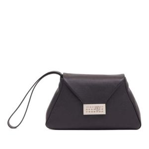 MM6메종마르지엘라 시그니처 넘버 폴드오버 가죽 클러치 SB5WF0