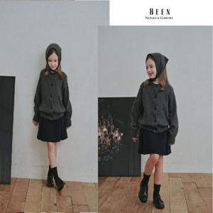 [빈]BZ54SK01NV 네이비 에이라인 스커트