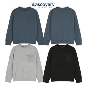 디스커버리키즈 DKTR53056 키즈 포켓 포인트 기모 맨투맨