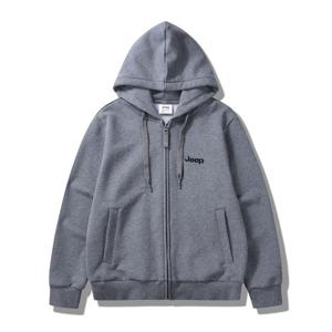 [지프][남녀공용] NQ1002 베이직 자수로고 후드집업
