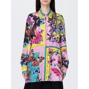 베르사체 진스 꾸뛰르   긴팔 셔츠 FW25 79HAL2P4NS705 459 6558394 Pink