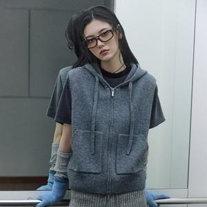 [LAP] 후드집업 니트 베스트 AR4KVA61