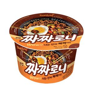 컵라면 큰사발 삼양 짜짜로니 115g 16개