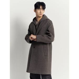 [빈폴멘] 울 후드 코트  브라운 (BC5Y30C24D)