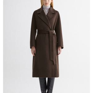 [쉬즈미스]울 혼방 벨티드 핸드메이드 코트_SWHCTO42100