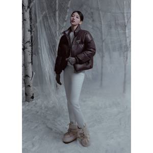 [게스]여성 화이트 기모 뉴 슬림 스트레이트(YP4D4140_WHT)