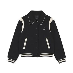 M 캉골자켓 CQK KQFW-JP81660BK 우먼스 칼리지 바시티 점퍼 8166 블랙