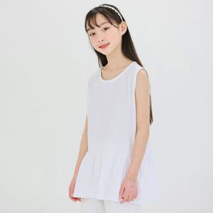 [제니]제니 나시레이어드 티 사계절 여아 주니어 초등학생 이너티 런닝