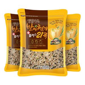 발아현미 21곡 1.8kg (600gx3봉)