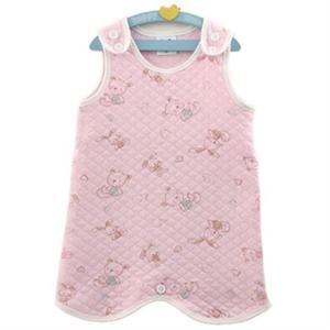 [삐까부]유아 아동 아기 가을 겨울 수면조끼 누빔롱 토끼곰 수면조끼