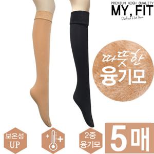 [마이핏]5족 삭스 융기모판타롱삭스 겨울양말 반스타킹 니삭스