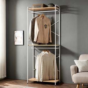 철제 드레스룸 시스템옷장 2단행거 600