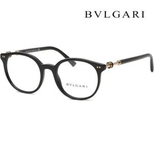 [룩플러스]불가리 안경테 BV4183 501 라운드 검정 뿔테 명품