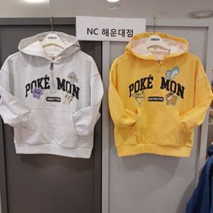 [오후]옹기종기 포켓몬 친구들 모임~포켓몬 후드 스셔츠 OHMH2421C