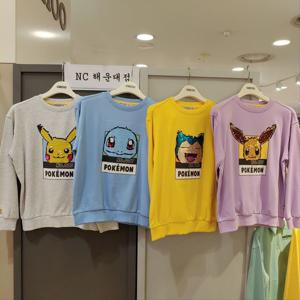 [오후]인기짱~~포켓몬스터 스팽글 맨투맨 OHMA2312C