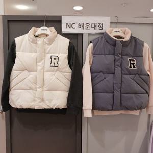 [오후]부드럽고 포근한 느낌~오버핏 패딩조끼 OHVW24W01