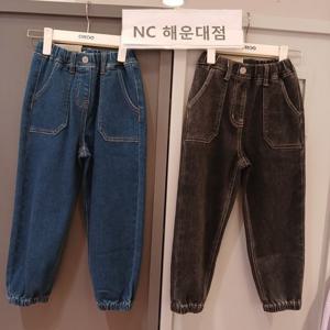 [오후]스판왕짱~~말랑 배기핏 데님팬츠 OHTJ24803