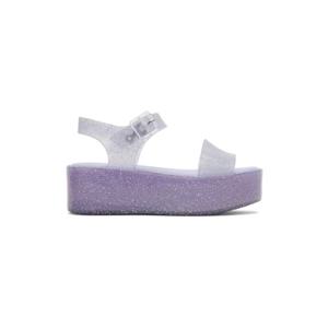 25 FW 멜리사 여성 블루 마르 플랫폼 샌들 241356F125026