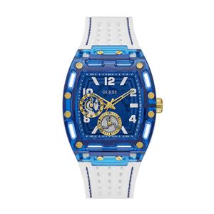 게스 게스시계 남성 남자 화이트 블루 레진시계 GW0499G6