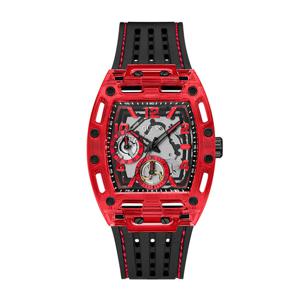 게스 게스시계 남성 남자 블랙 레드 레진시계 GW0499G4