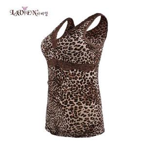 패션 브라런닝EBC3016 노와이어 라비앙 데일리 호피무늬 소프트컵