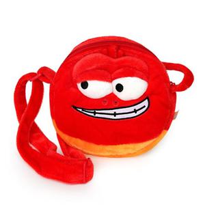 라바 보송보송 숄더백 레드 어린이 아동 유아 가방