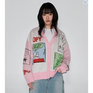 [클라이드]여성 스누피 니트 가디건 (FPASW671F)