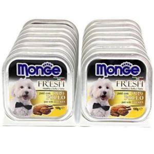 16개 이태리산 사각캔100g 치킨 몽이Monge 강아지캔 애완용품