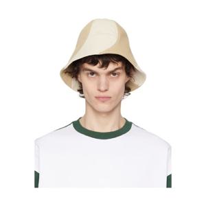 쟈크뮈스 버킷햇 오프 화이트   베이지 라 크루아제르 더 젤라토 버킷햇 251553M140016