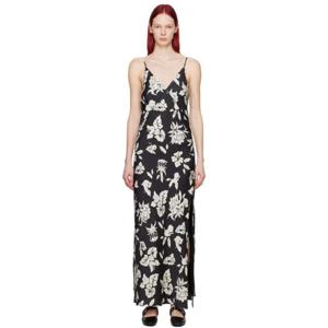 랙앤본 원피스 블랙 라리사 미디 드레스 241055F055004