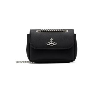 비비안웨스트우드 숄더백 블랙 스몰 체인 숄더백 251314F048007