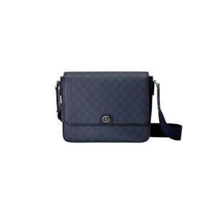 구찌 오피디아 미디움 메신저백 블루 블랙 슈프림 텐더 761741-FACJY-8441