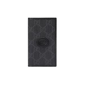 구찌 지갑 인터로킹 G 블랙 GG 슈프림 722601-92TCF-1000