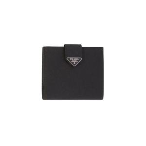 프라다 사피아노 레더 지갑 블랙 2MO004-2DYG-F0002