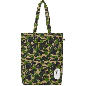 BAPE 토트백 카키 ABC 카모 토트백 242546F049000