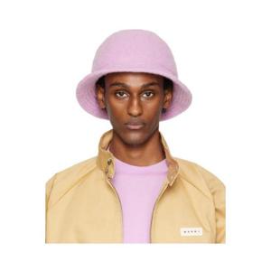 마르니 버킷햇 SSENSE 익스클루시브 핑크 퍼리 버킷햇 241379M140002