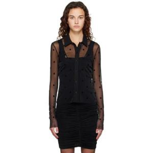 지방시 셔츠 블랙 4G 셔츠 231278F109000