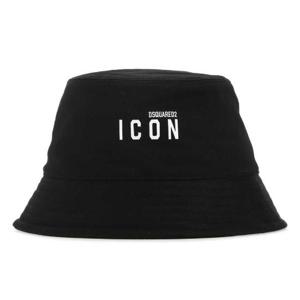 Dsquared2 로고 프린트 와이드 챙 버킷 모자 HAM003105C04312 M063 TP935865237