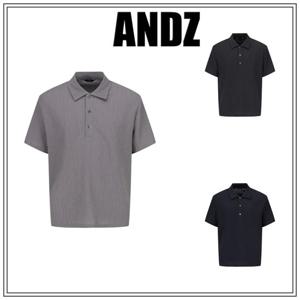 [앤드지][특가]앤드지 ANDZ 2025 S/S 여름 플리츠 카라 반팔티 3종 택1 BNF2TT1106