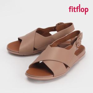 핏플랍 샌들 그라시에 레더 크리스 크로스 백 스트랩 여성 베이지 FV2-137