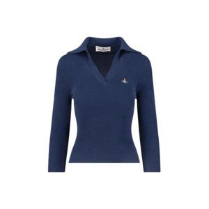 비비안웨스트우드 MARINA 마리나 오브 자수 폴로 스웨터 1803004