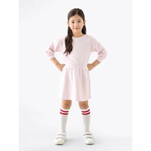 타미힐피거 키즈 T42F6RDR300GT1 새틴 아플리케 원피스