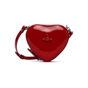비비안웨스트우드 클러치백 레드 미니 하트 크로스 숄더백 251314M171009