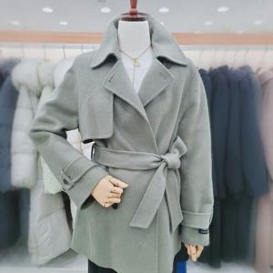 [비지트인뉴욕]스텐에리  숏기장 핸드메이드트렌치코트 VZAHC91_