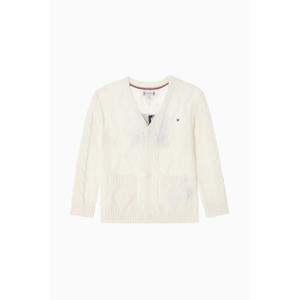 [타미힐피거칠드런2] 85 케이블 가디건 T42F7NCD120BT1 12M 2T