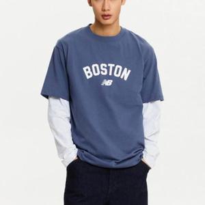 뉴발란스반팔티 TQK NBNEE2S031-59 공용 BOSTON 반팔티